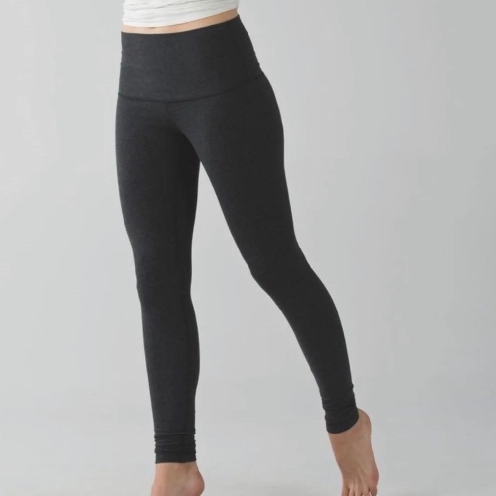 Lululemon Grey High Rise Leggings 4